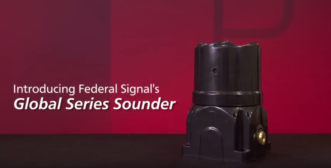 Multi-Voltage Black Surface Mount Federal Signal G-SND-MV-D Global Series Sounder Multi-Tone 
