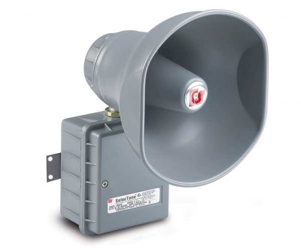 15W Federal Signal AM300GCX Audio Master Public Address Hazardous Location Speaker 25/70 Vrms Wall Mount 