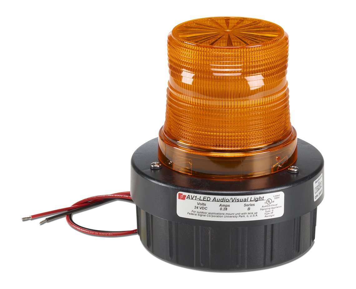 AV1LED Flashing Combination Audible/Visual Signal Federal Signal