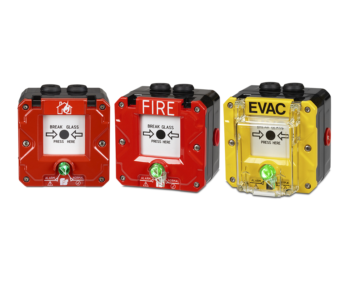 CPBG Break Glass Call Points for Flameproof and Hazardous Locations