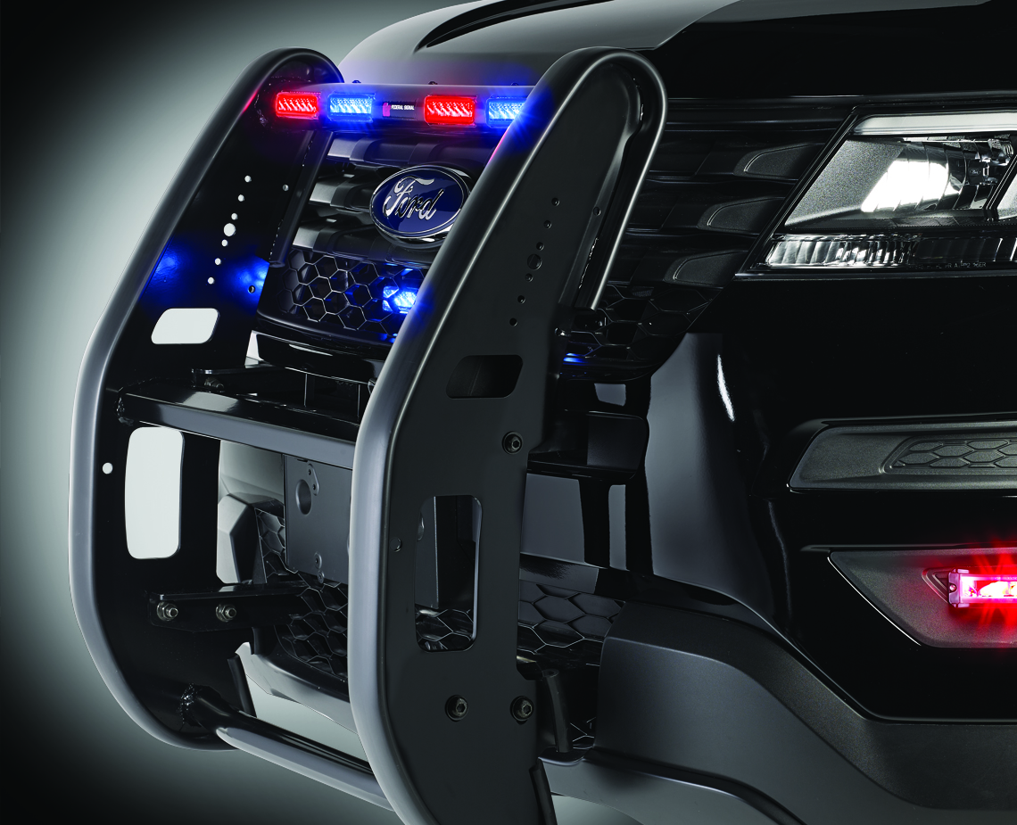 police car bumper guard