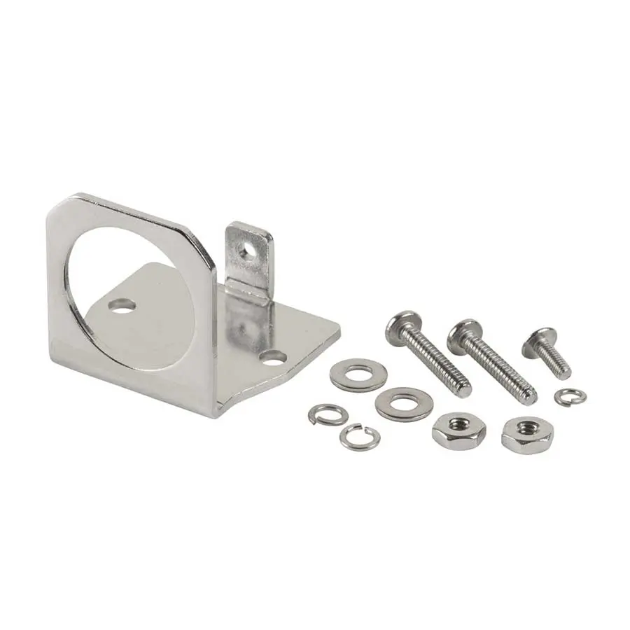 Metal L-bracket kit with assorted screws, washers, and nuts for the 416300 Series single-color models.