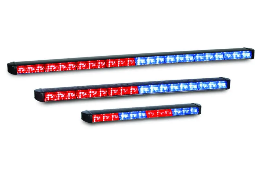 Latitude Series LED emergency lights in three different sizes.