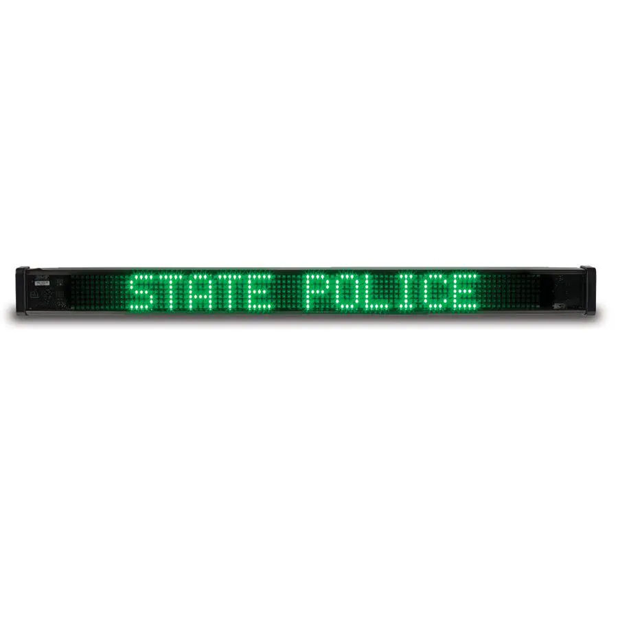 MB1 LED message board that says, “State Police.”