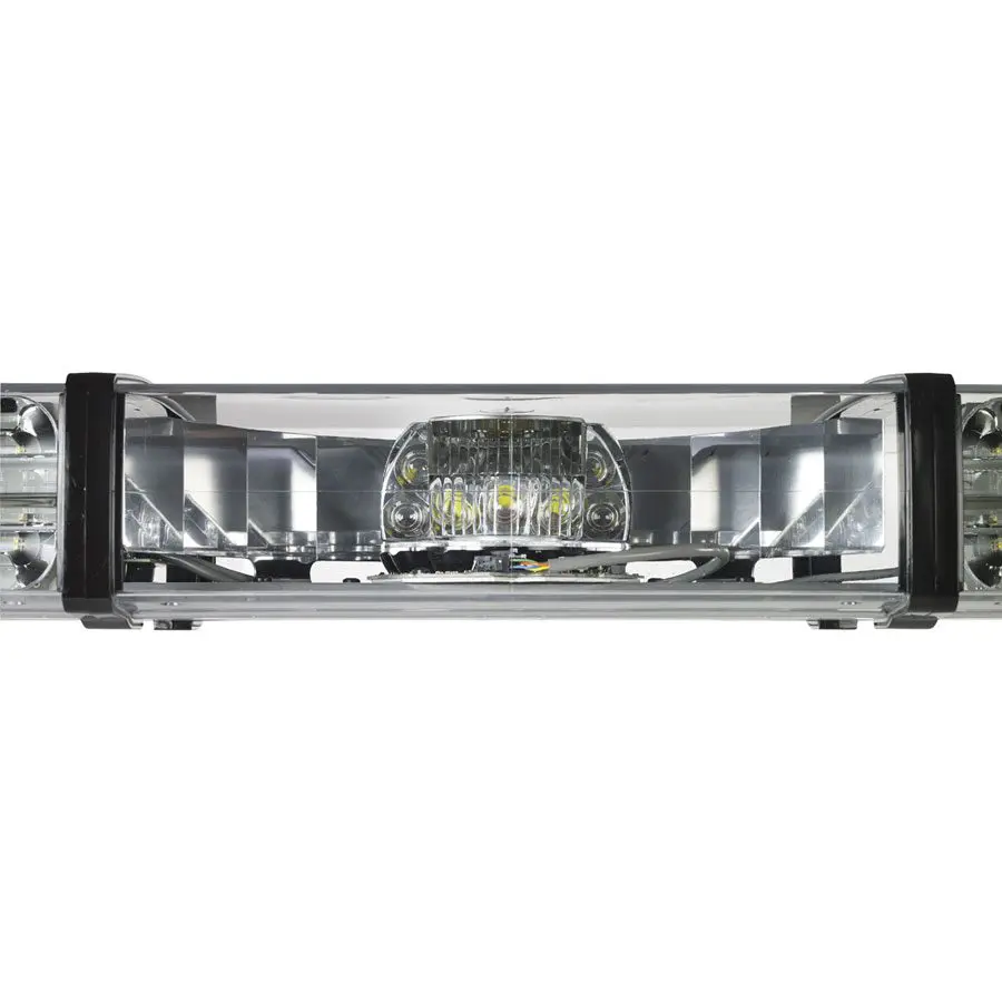 Emergency light bar for police and fire fighters