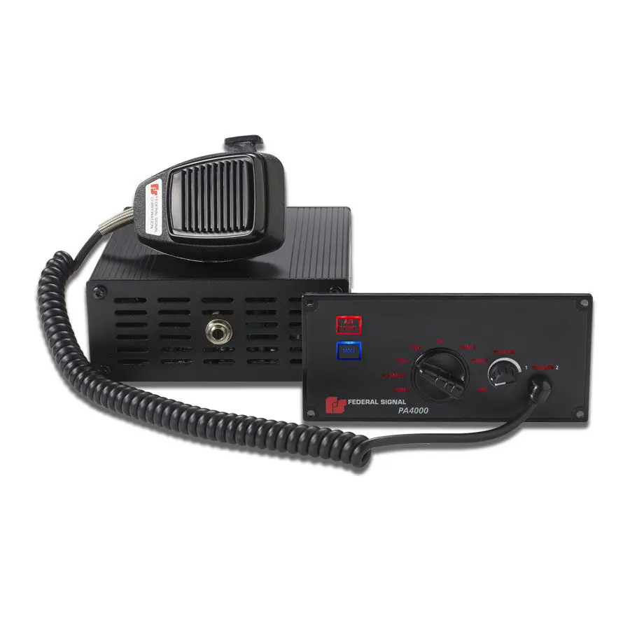 PA4000 electronic siren for emergency vehicles