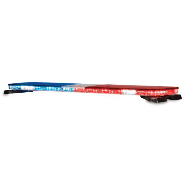 LED light bar with bright white floodlights for enhanced visibility and emergency scene lighting.