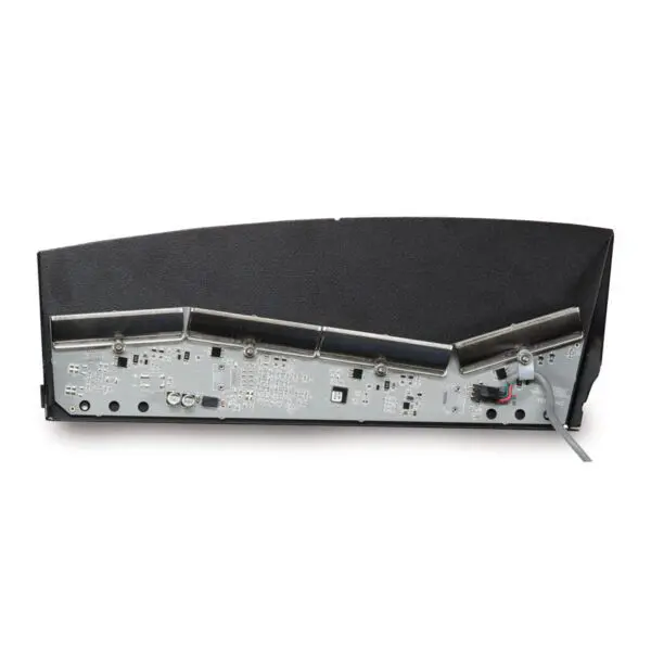 Back view of the FedSig SpectraLux ILS showcasing its exposed circuit board, wiring, and black casing on top.