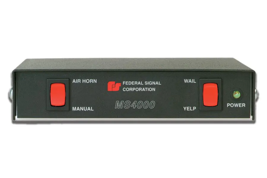 MS4000U miniature siren for undercover vehicles.