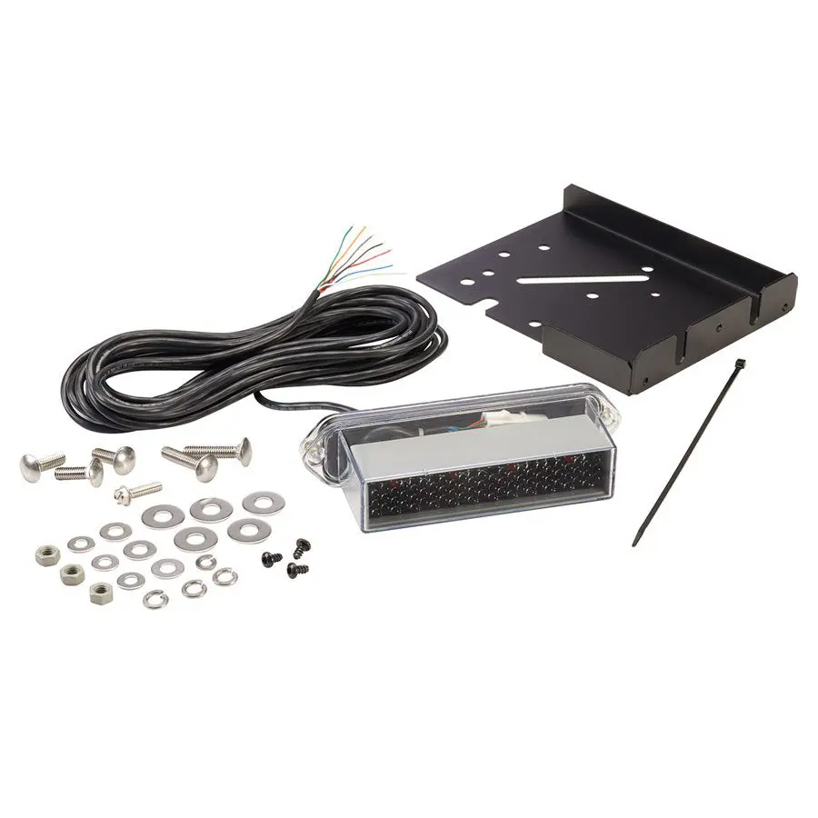 Passenger-side mounting kit for the Opticom Infrared Emitter.