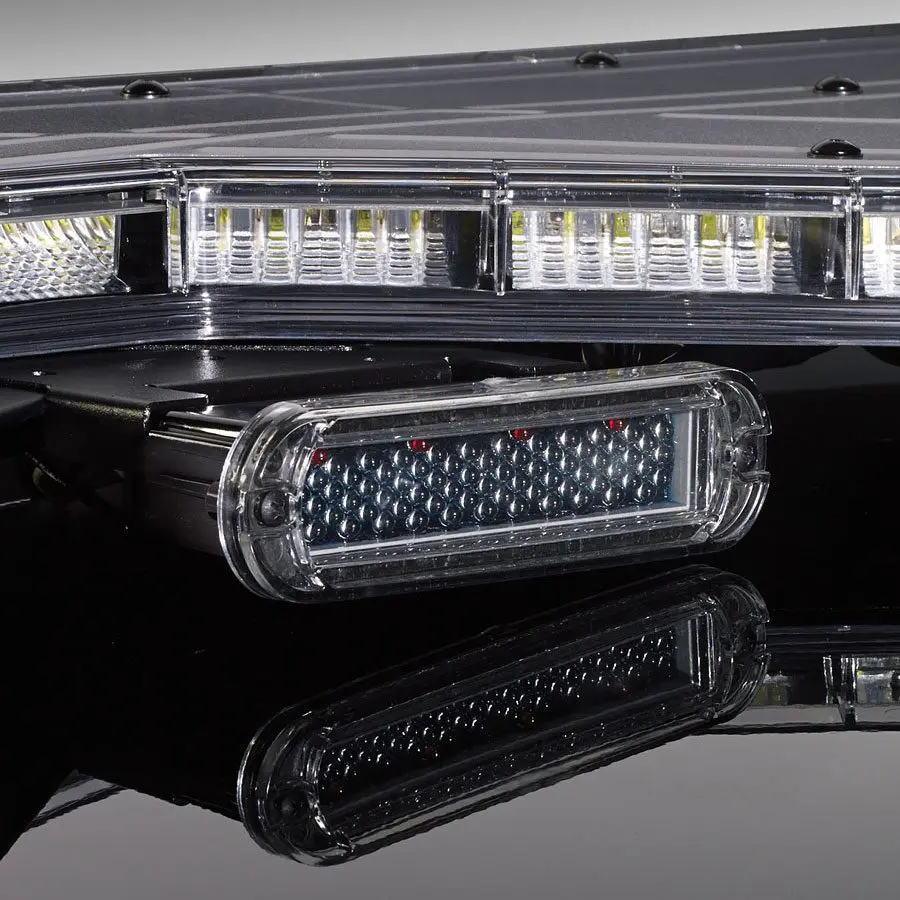 Opticom Infrared Emitter mounted on an emergency vehicle.