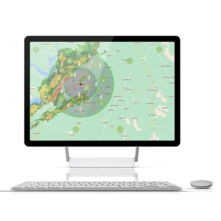 CommanderOne Outdoor Lightning warning