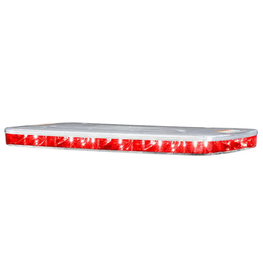 Low- profile mini-light bar for emergency vehicles