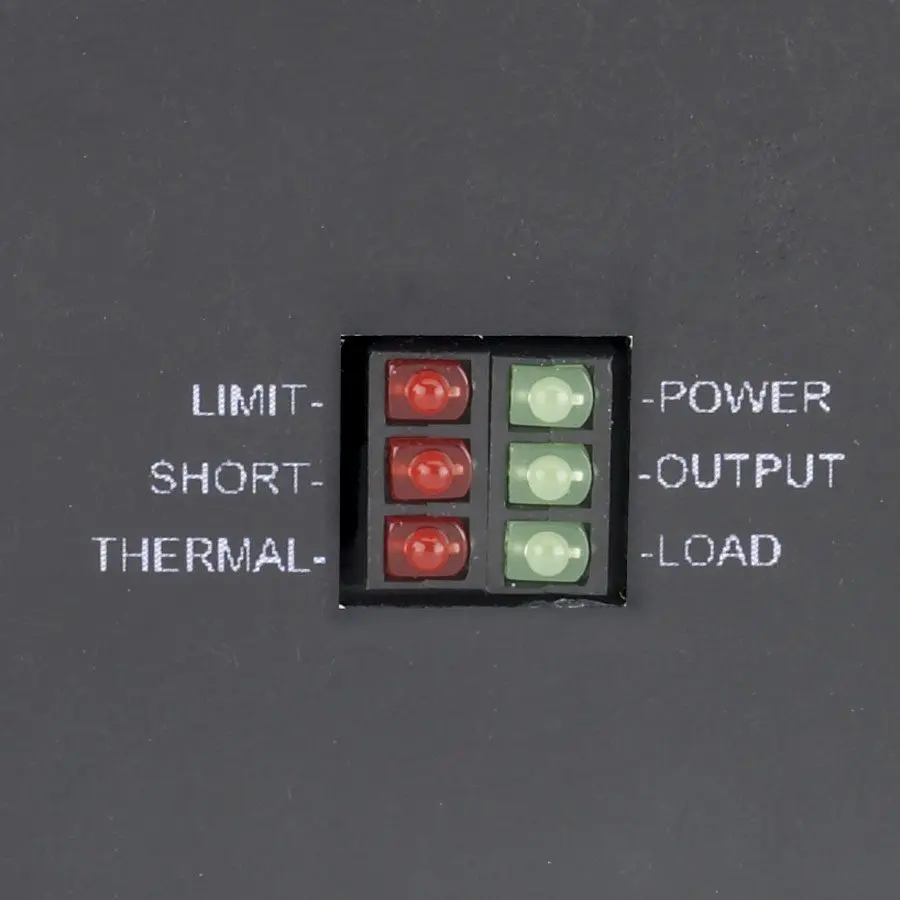 LED indicators on the e-Q2B Electric Siren.
