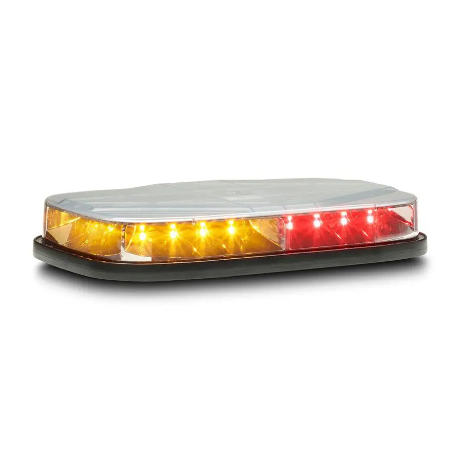 EMS HighLighter® Micro, a compact red LED mini-light bar with durable construction and multiple flash patterns.