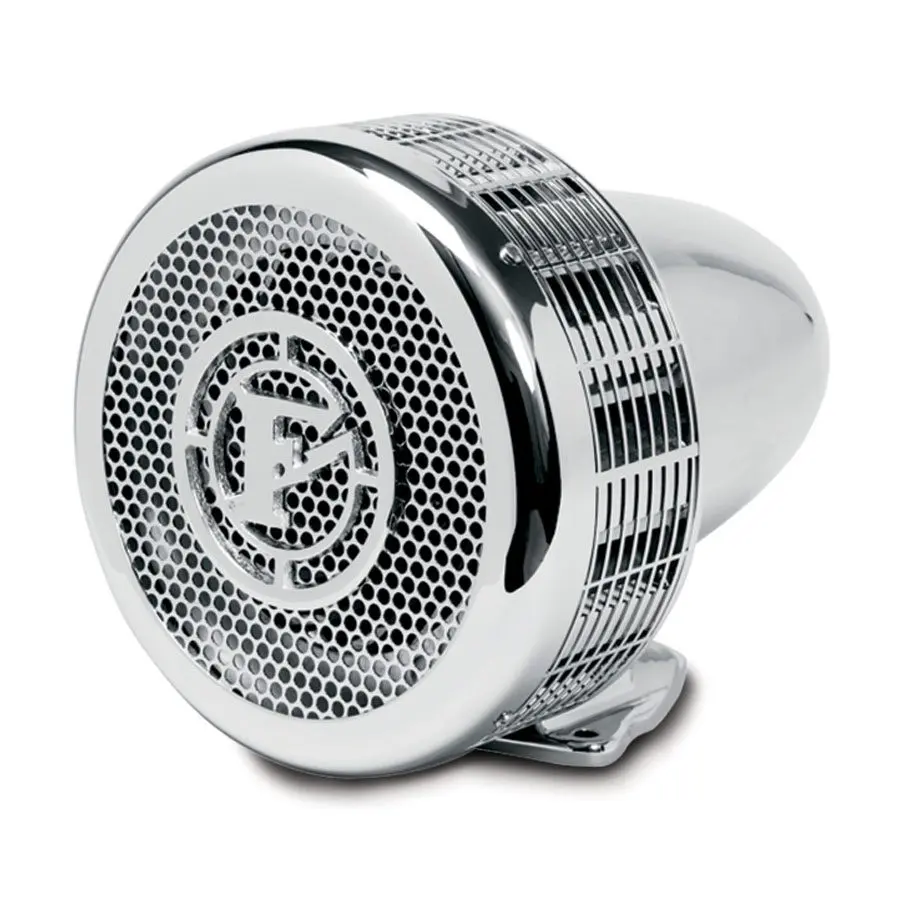 Chrome-plated Q-Siren designed for fire trucks.