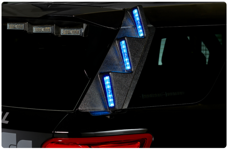 Federal Signal D-pillar police lights