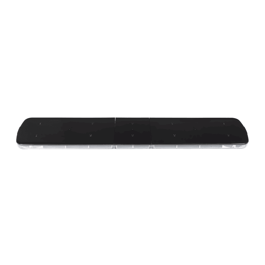 A black rectangular soundbar with multiple touch controls on the top surface, viewed from above against a white background.